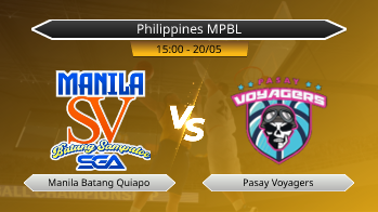 Philippines MPBL Manila Batang Quiapo VS Pasay Voyagers