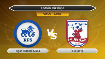 Latvia Virsliga Rigas Futbola Skola VS FS Jelgava