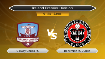 Ireland Premier Division Galway United FC VS Bohemian FC Dublin