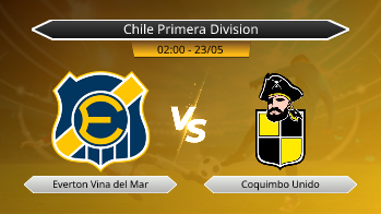 Chile Primera Division Everton Vina del Mar VS Coquimbo Unido