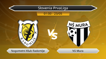 Slovenia PrvaLiga Nogometni Klub Radomlje VS NS Mura