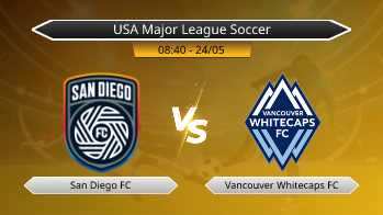 USA Major League Soccer San Diego FC VS Vancouver Whitecaps FC