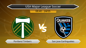 USA Major League Soccer Portland Timbers VS San Jose Earthquakes