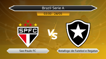 Brazil Serie A Sao Paulo FC VS Botafogo de Futebol e Regatas