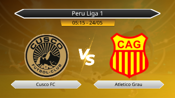 Peru Liga 1 Cusco FC VS Atletico Grau