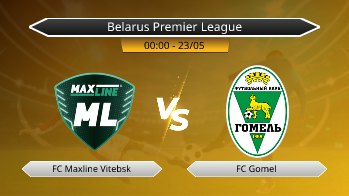 Belarus Premier League FC Maxline Vitebsk VS FC Gomel