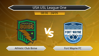 USA USL League One Athletic Club Boise VS Fort Wayne FC
