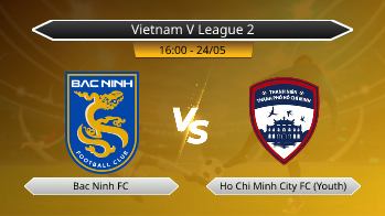 Vietnam V League 2 Bac Ninh FC VS Ho Chi Minh City FC (Youth)