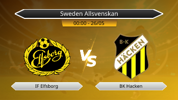Sweden Allsvenskan - IF Elfsborg vs BK Hacken