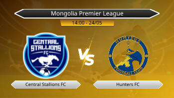 Mongolia Premier League Central Stallions FC VS Hunters FC