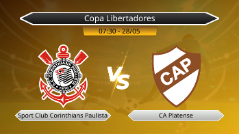 Copa Libertadores - Sport Club Corinthians Paulista vs CA Platense