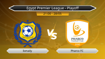 Egypt Premier League - Playoff Ismaily VS Pharco FC