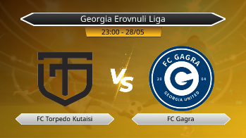 Georgia Erovnuli Liga FC Torpedo Kutaisi VS FC Gagra