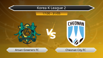 Korea K League 2 Ansan Greeners FC VS Cheonan City FC